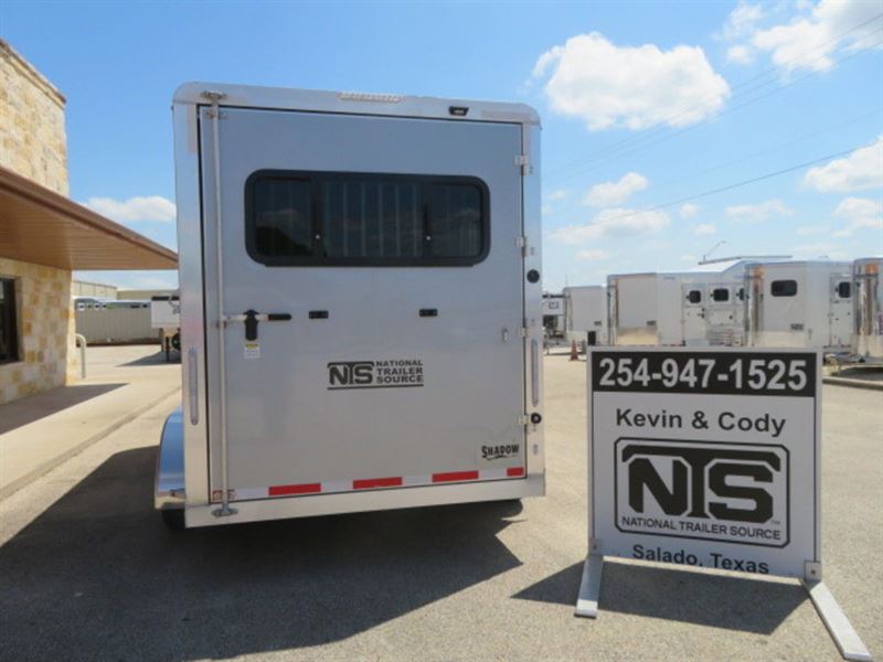 2026 Shadow 3 horse bumper pull trailer