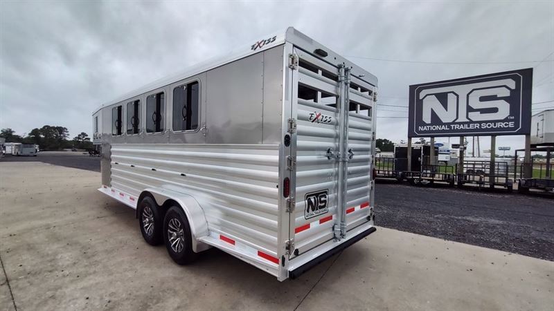 2025 Exiss 4 horse gooseneck trailer