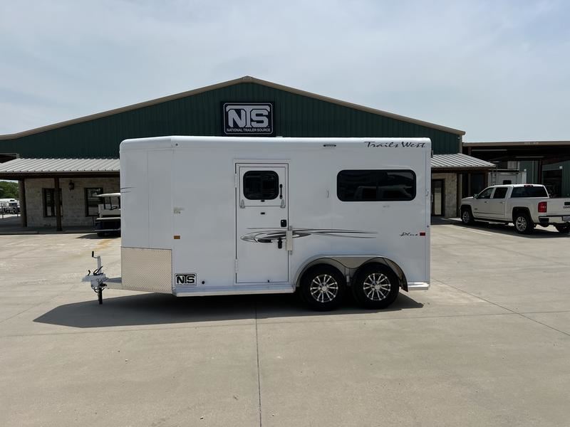 2026 Trails West 2 Horse Straight Load Bumper Pull Trailer