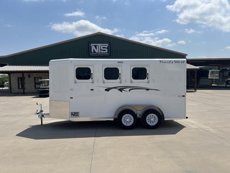 2026 Trails West 3 Horse Bumper Pull Trailer