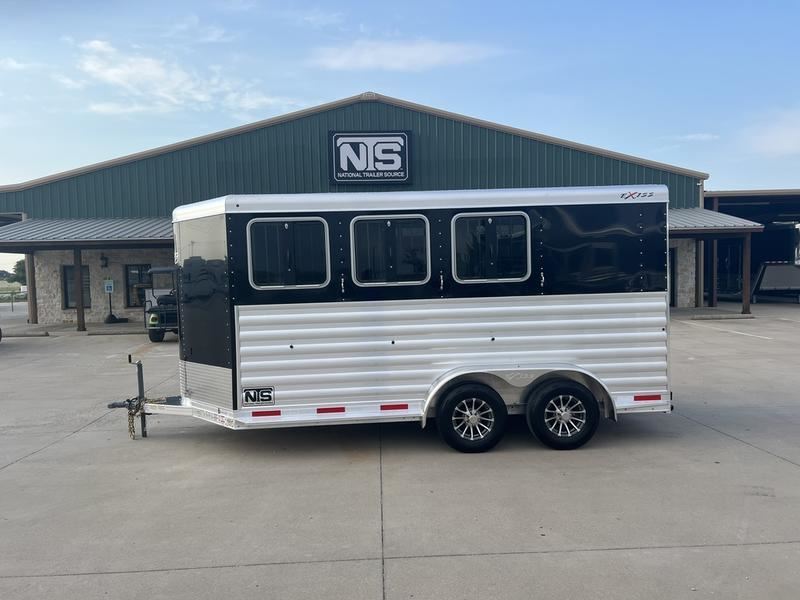 2026 Exiss 3 horse bumper pull trailer