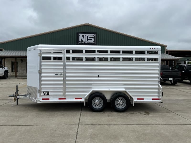 2025 Exiss 16' Livestock Bumper Pull Trailer