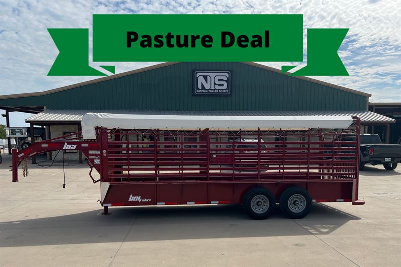 2021 BCI 20' Livestock Gooseneck Trailer