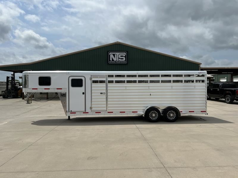 2025 Exiss 24' Livestock Gooseneck Trailer