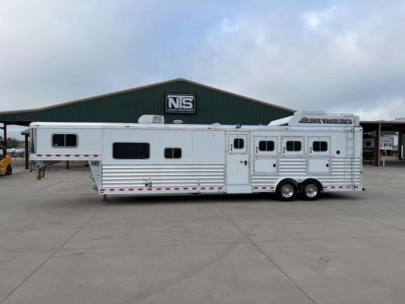 2016 Elite 4 Horse Gooseneck Trailer with 13' Living Quarters