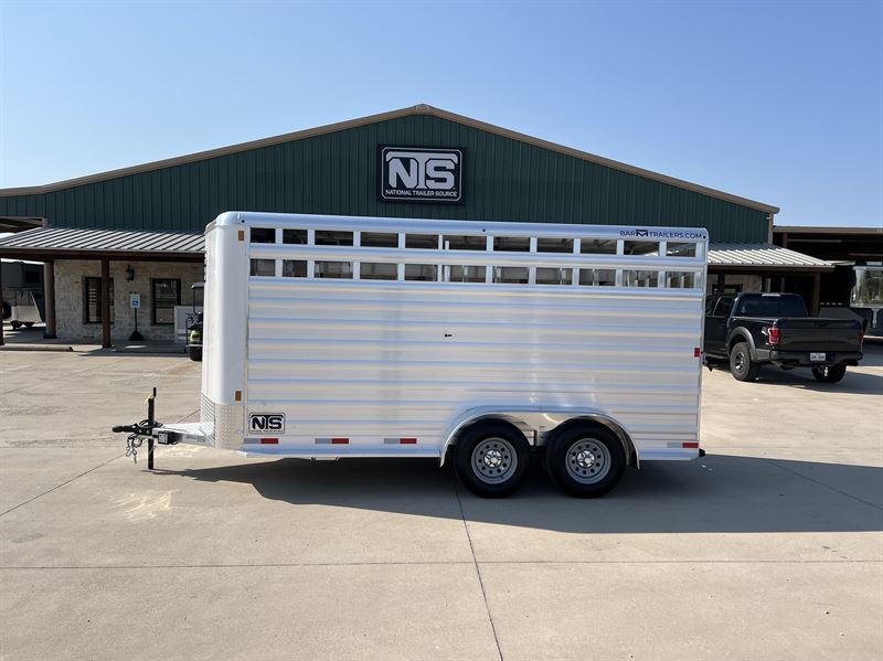 2026 Bar-M 16' Livestock Bumper Pull Trailer