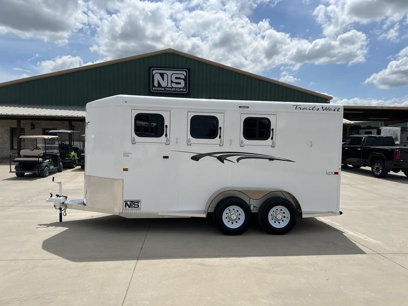 2025 Trails West 3 Horse Bumper Pull Trailer
