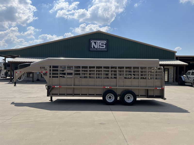 2026 Big Bend 20' Livestock Gooseneck Trailer