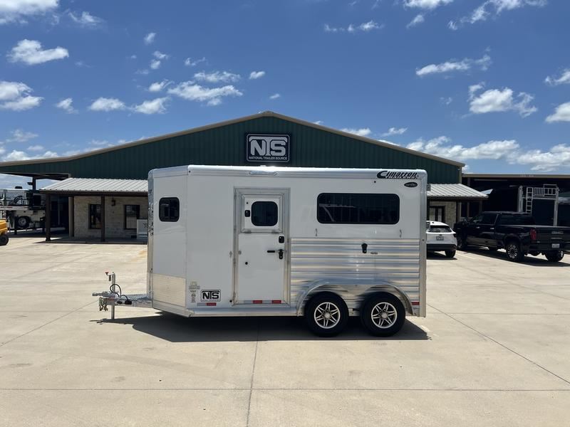 2026 Cimarron 2 Horse Straight Load Bumper Pull Trailer