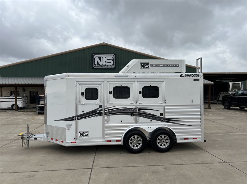 2023 Cimarron 3 Horse Bumper Pull Trailer