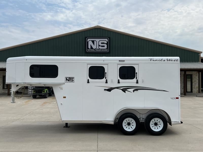2026 Trails West 2 Horse Gooseneck Trailer