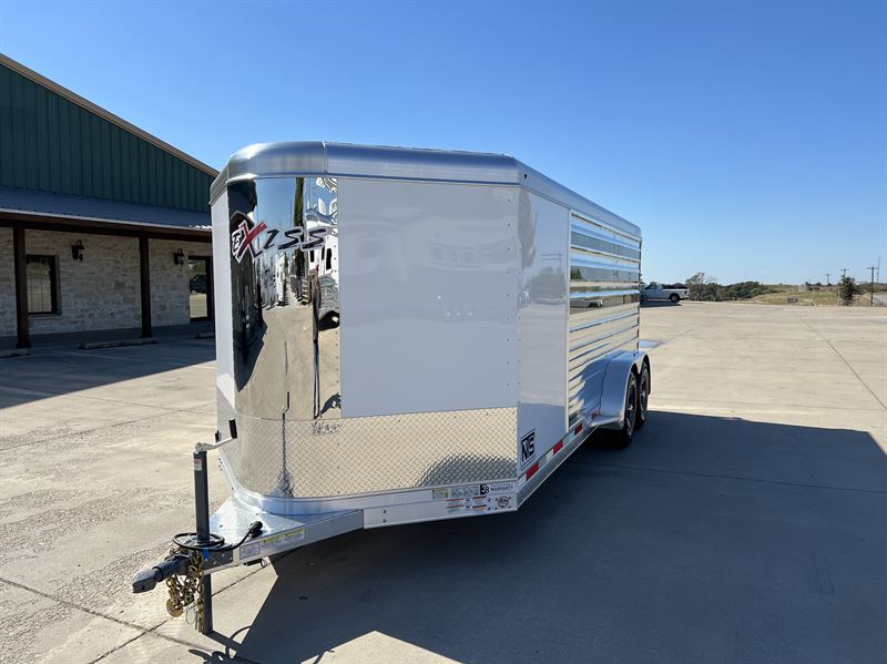 2026 Exiss 6 pen livestock bumper pull trailer