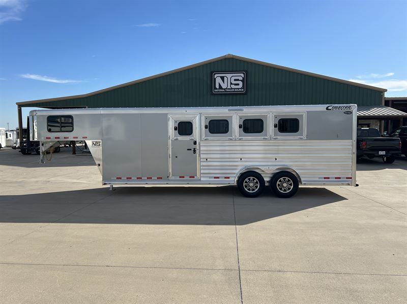2026 Cimarron 4 horse gooseneck trailer