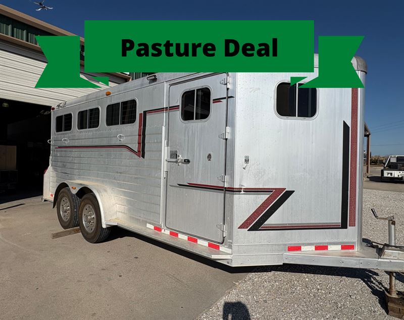 2001 4-Star 3 Horse Bumper Pull Trailer
