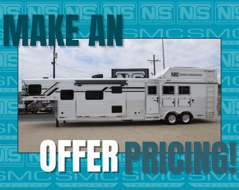 2024 SMC Laramie 3 Horse Side Load 16' Living Quarters