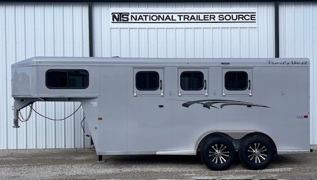 2025 Trails West 3 Horse Gooseneck Trailer
