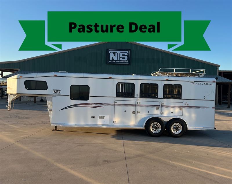 2001 Trails West 3 Horse Gooseneck Trailer