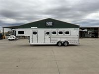 2026 4 horse Cimarron 4 Horse Gooseneck Trailer