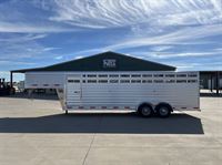 2026 Stock horse Exiss 24' Livestock Gooseneck Trailer