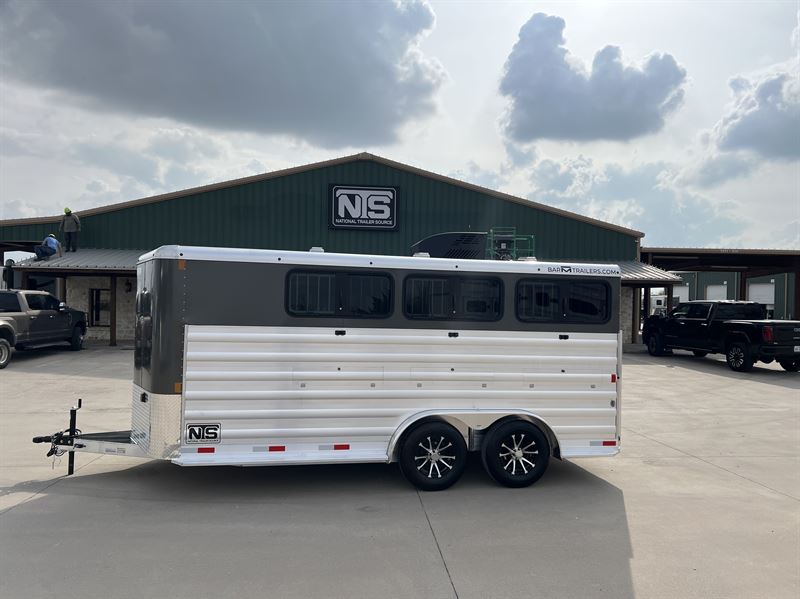 2026 Bar-M 6 Pen Livestock Bumper Pull Trailer