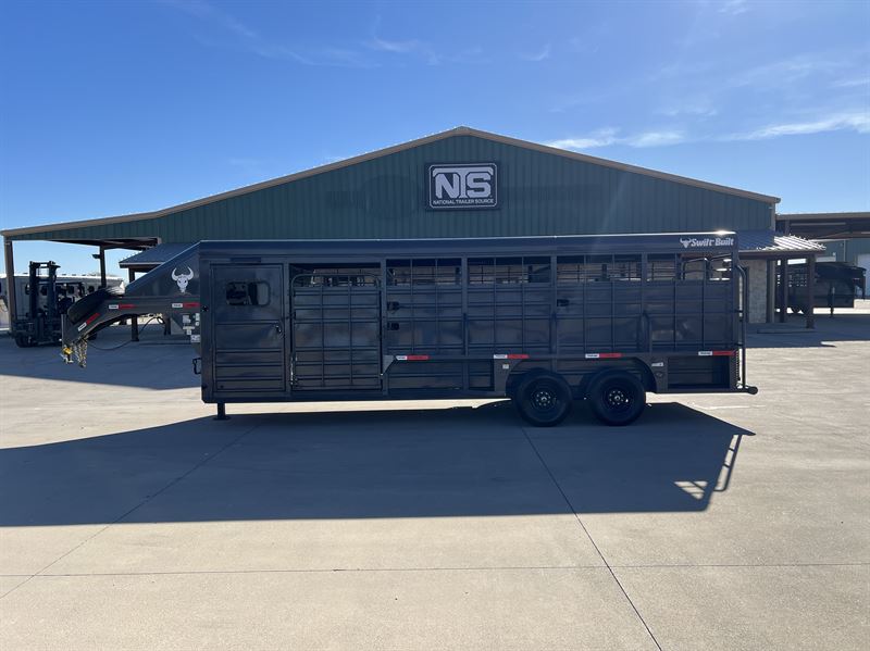 2023 Swift Built 24' Livestock Gooseneck Trailer