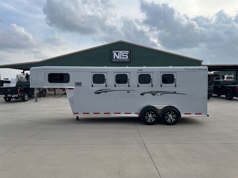 2026 Trails West 4 Horse Gooseneck Trailer