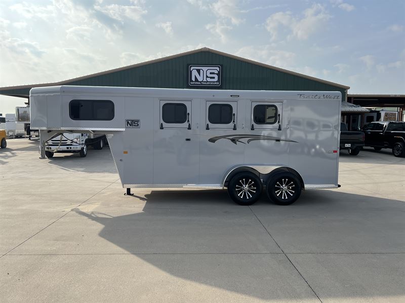 2026 Trails West 3 Horse Gooseneck Trailer