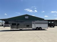 2025 Stock horse Bison Trail Hand 15' Livestock 9' Living Quarters