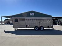 2025 Stock horse Big Bend 24' Livestock Gooseneck Trailer