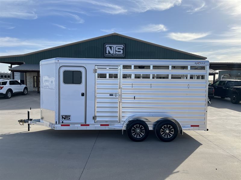 2026 Exiss 16' livestock bumper pull trailer