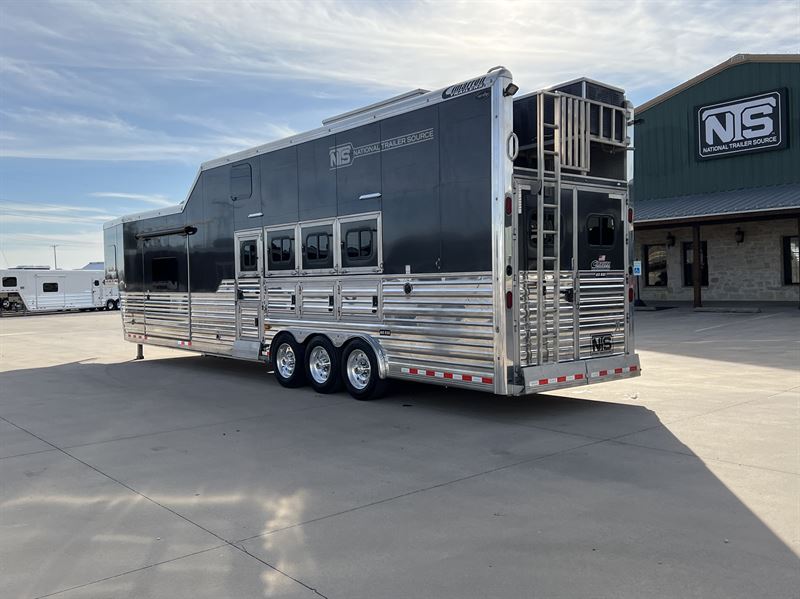 2024 Cimarron 4 horse side load loft with 16' outlaw conversions