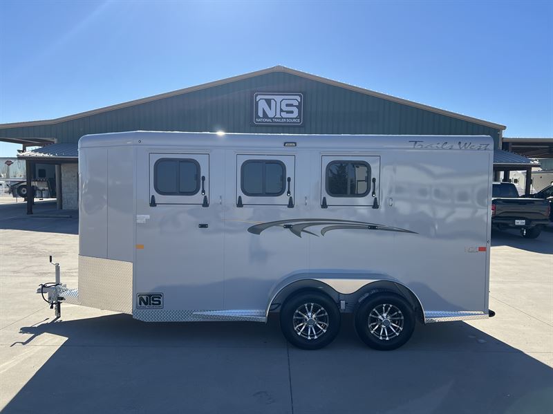 2026 Trails West 3 Horse Bumper Pull Trailer