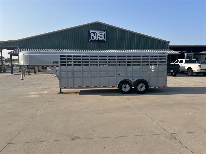 2026 Delta 20' Livestock Gooseneck Trailer