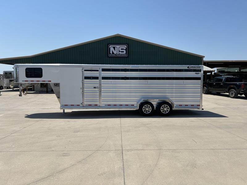 2026 Cimarron 24' Livestock Gooseneck Trailer