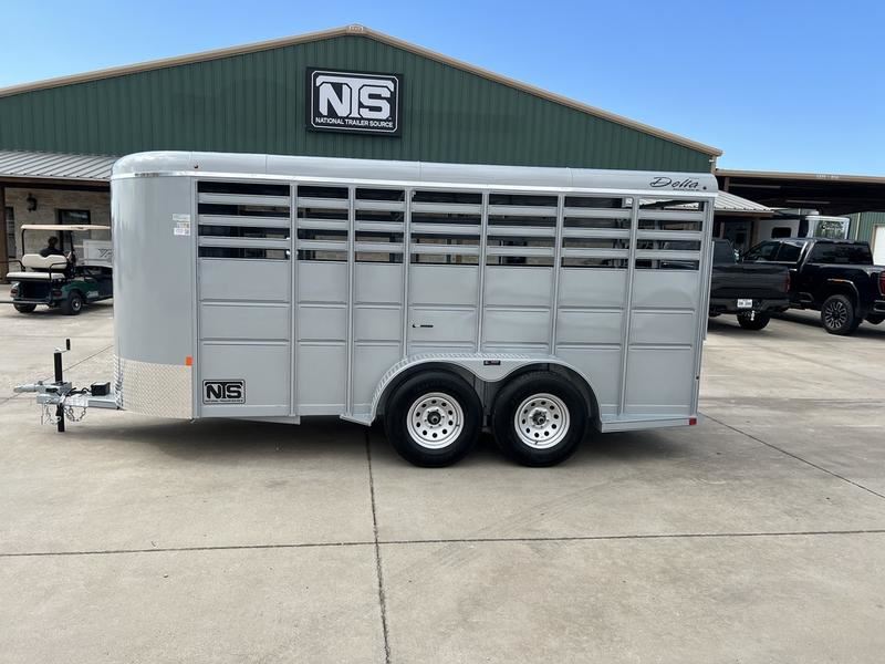 2025 Delta 16' Livestock Bumper Pull Trailer