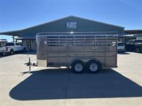 2026 Stock horse Delta 16' Livestock Bumper Pull Trailer