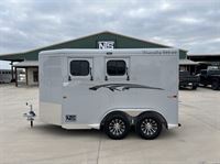 2026 2 horse Trails West 2 Horse Bumper Pull Trailer