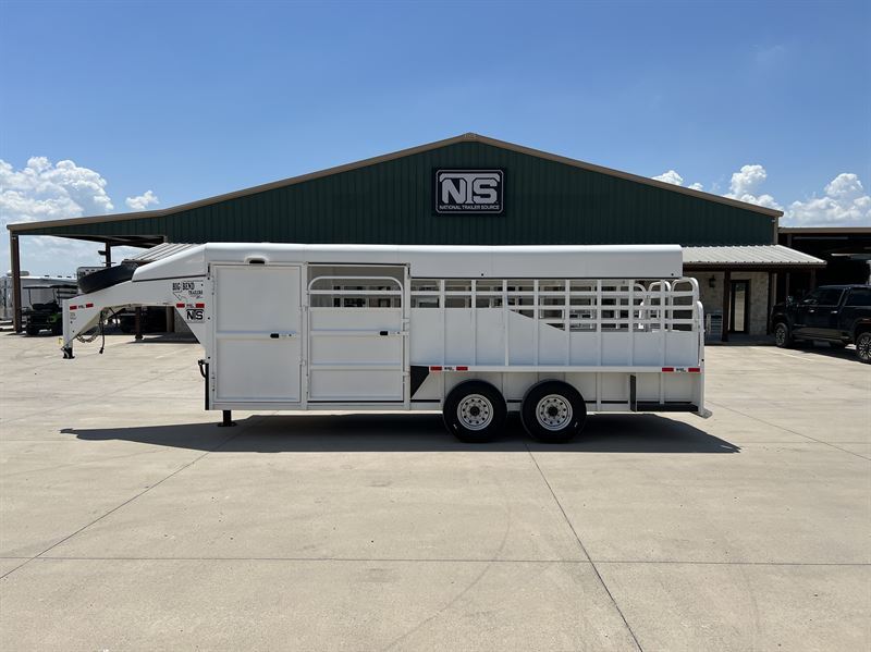 2023 Big Bend 20' Livestock Gooseneck Trailer