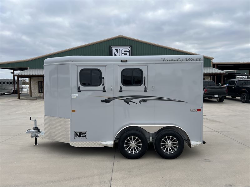 2026 Trails West 2 Horse Bumper Pull Trailer