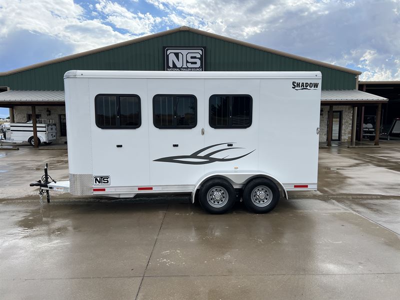 2026 Shadow 3 Horse Bumper Pull Trailer