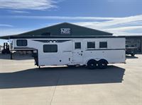2026 3 horse Bison Ranger 3 Horse 8' Living Quarters