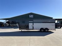 2026 Stock horse Trails West 24' Livestock Gooseneck Trailer