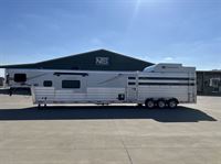 2026 Stock horse Lakota Trailers Charger 18' Livestock 13' Living Quarters