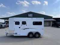 2026  horse Trails West 2 Horse Straight Load Bumper Pull Trailer