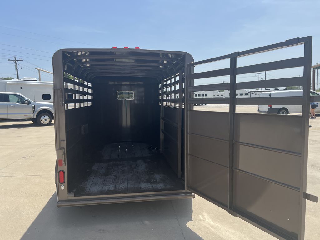 2026 Delta 14' livestock bumper pull trailer