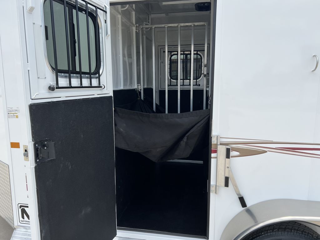 2026 Trails West 2 horse straight load bumper pull trailer