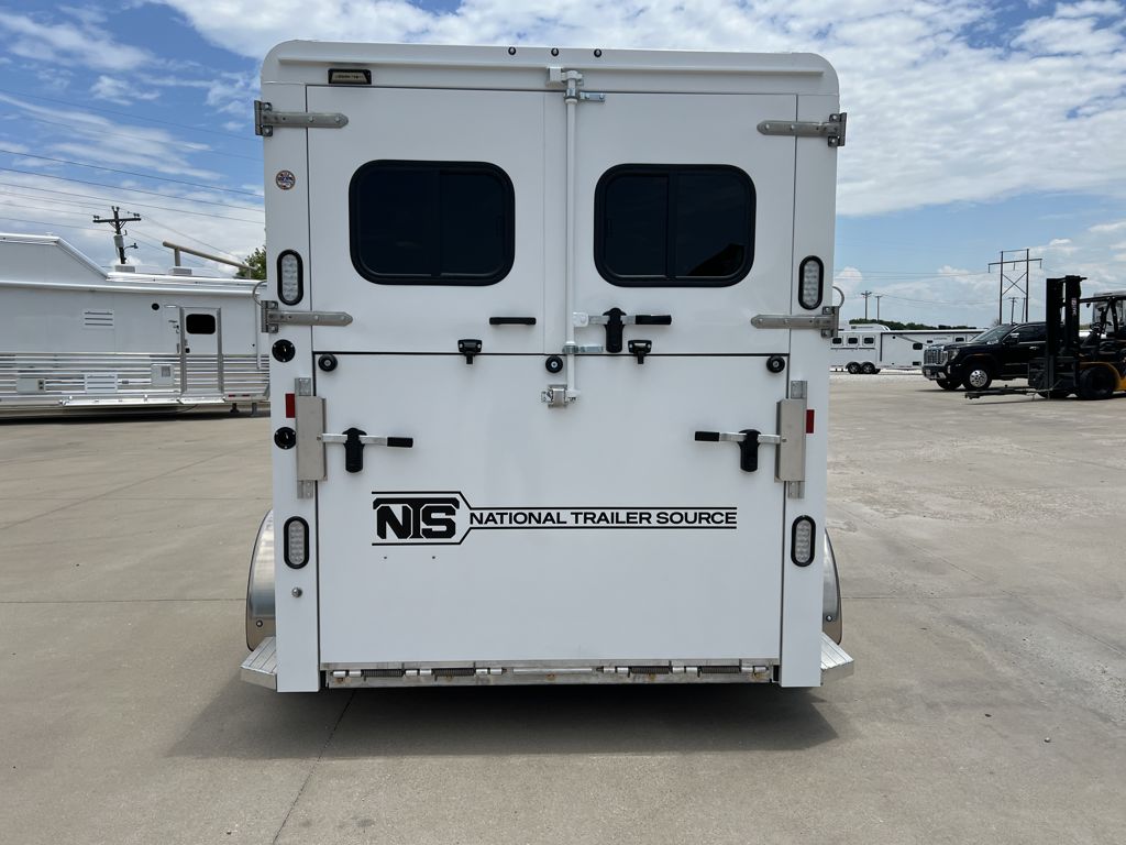 2026 Trails West 2 horse straight load bumper pull trailer