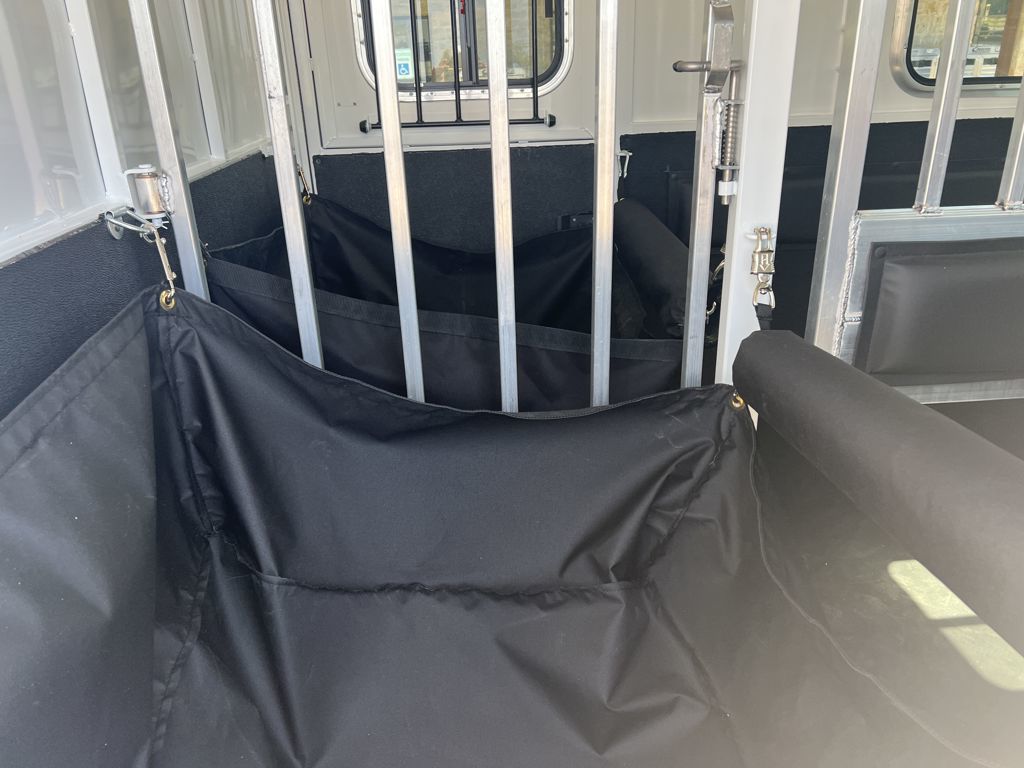 2027 Trails West 2 horse straight load bumper pull trailer