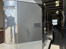 2024 3 horse Cimarron 3 Horse Slant Load Bumper Pull Trailer