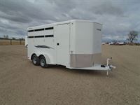 2025 3 horse Titan Trailer Avalanche II 3H Slant BP